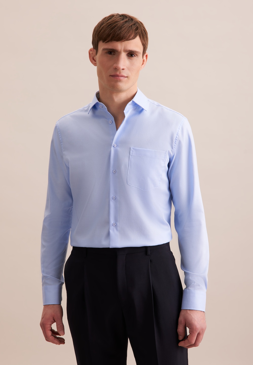 Herren Business Hemd - Uni