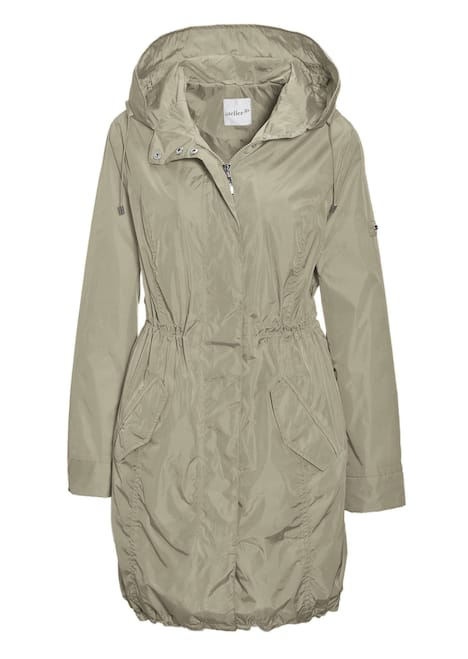 Trendiger leichter Regen Parka aus funktionalem Material