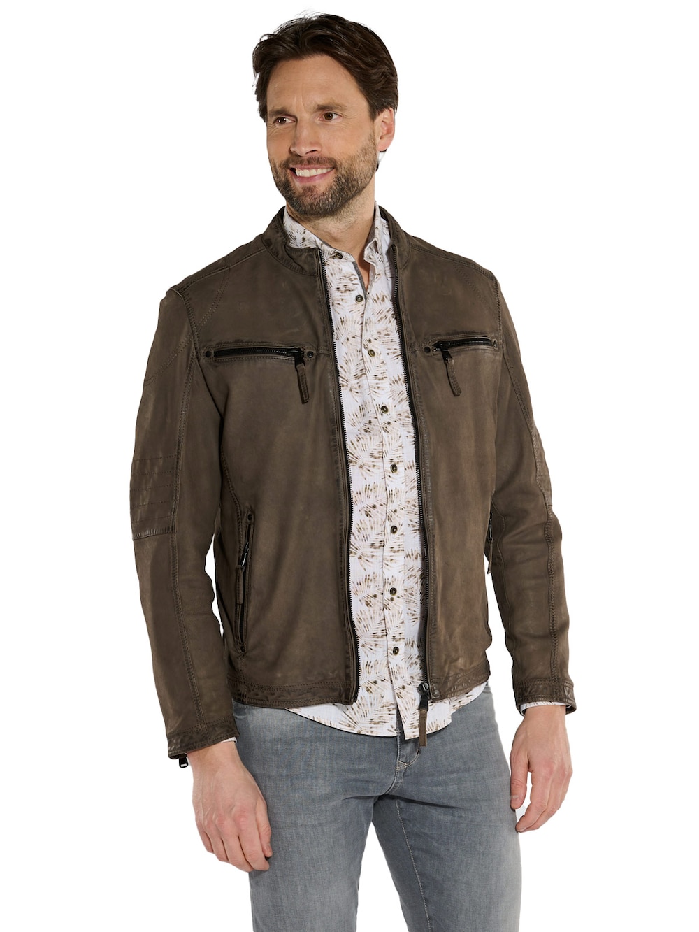 Lederjacke regular