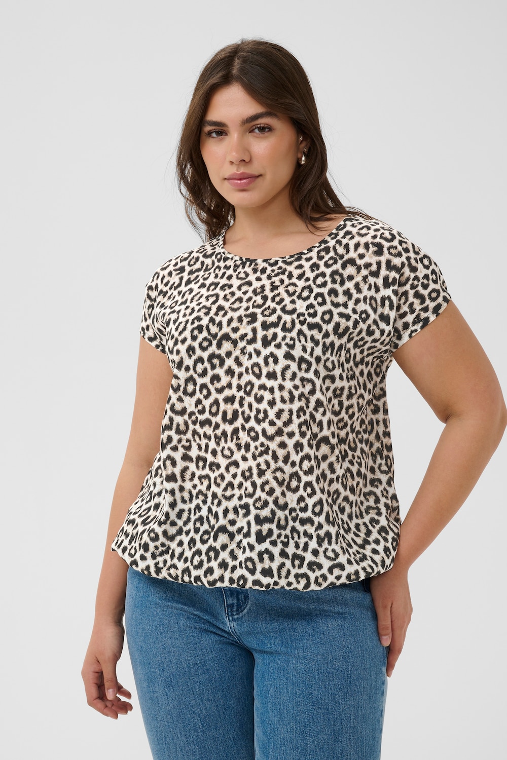 Kurzarm-Bluse Loose fit