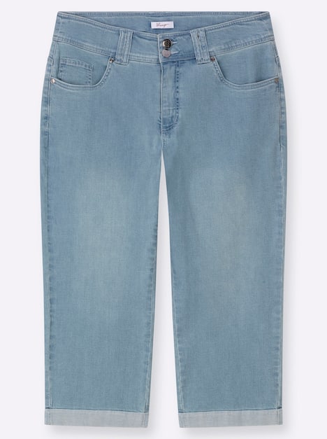 3/4-Jeans erhöht