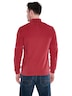 engbers Herren Pullover mit Troyerkragen , Feuerrot