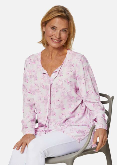 Druckbluse aus Baumwoll-Qualität