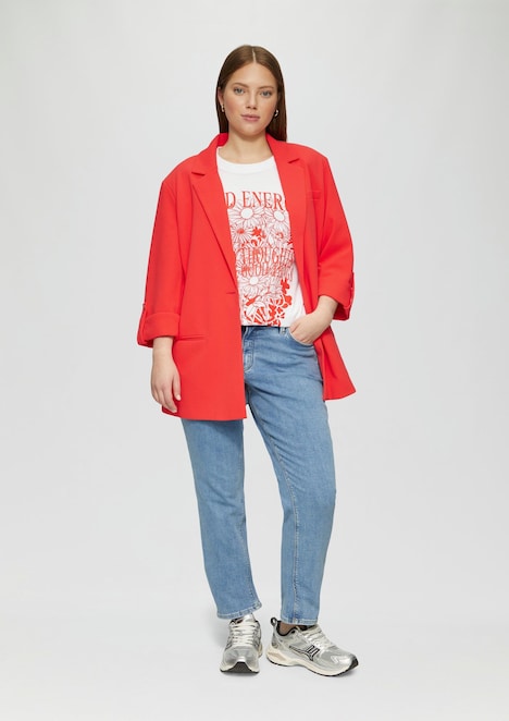 Blazer mit Reverskragen
