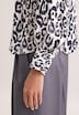 Damen Stehkragenbluse - Druck