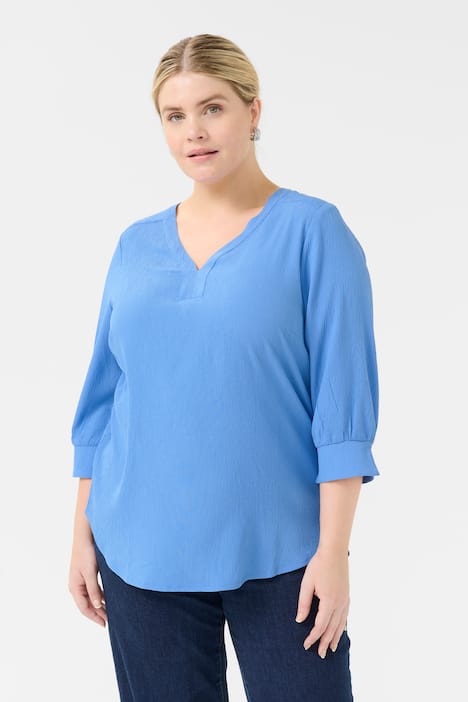 Langarm-Bluse Regular fit