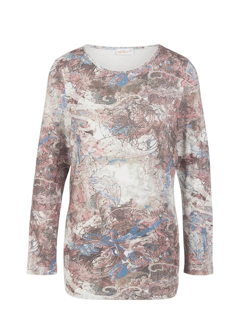 Mooi gedessineerd shirt met fonkelende siersteentjes