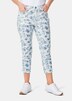Florale Druckhose mit Allover-Print