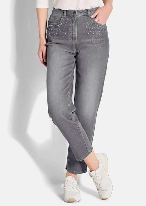 Jeans SARA mit Glitzersteinchen
