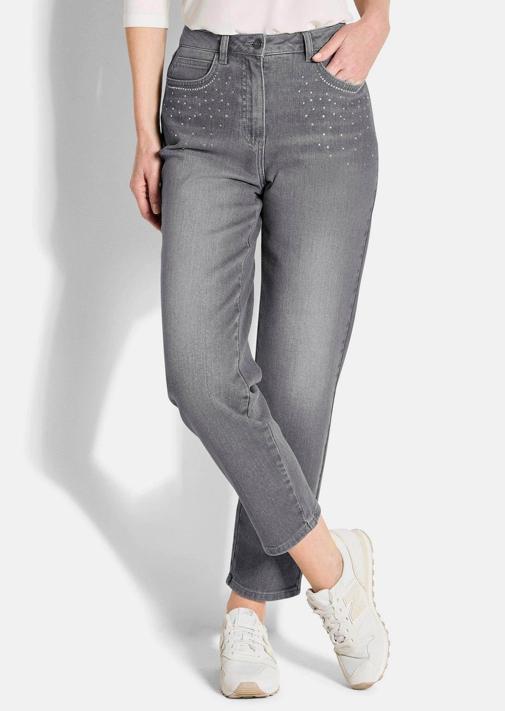 Jeans SARA mit Glitzersteinchen