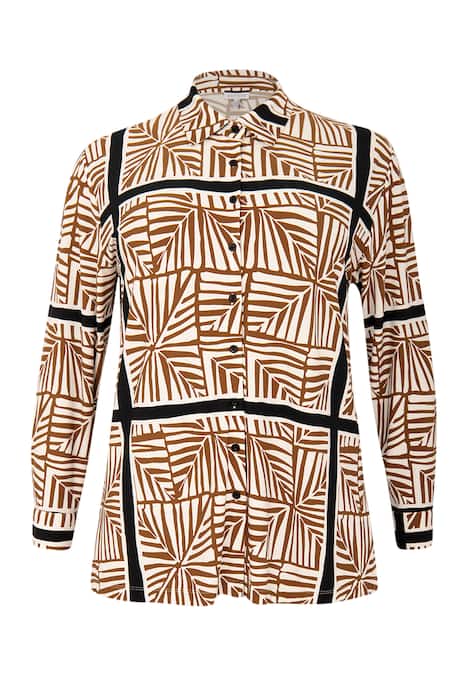 Bluse mit Druck