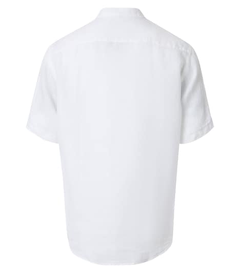 Leinenhemd Kurzarm uni Casual Fit