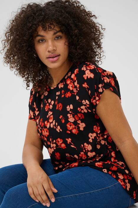 Kurzarm-Bluse Loose fit