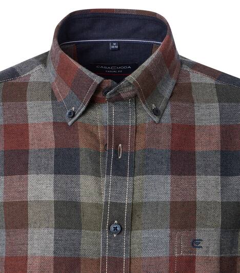 Freizeithemd kariert Casual Fit
