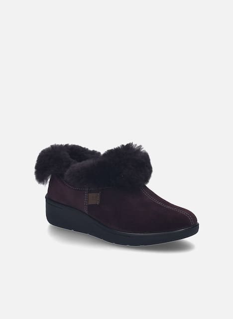 Damen Hausschuh Tara 04, aubergine