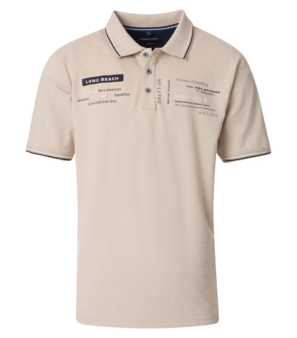 CASAMODA Polo-Shirt uni