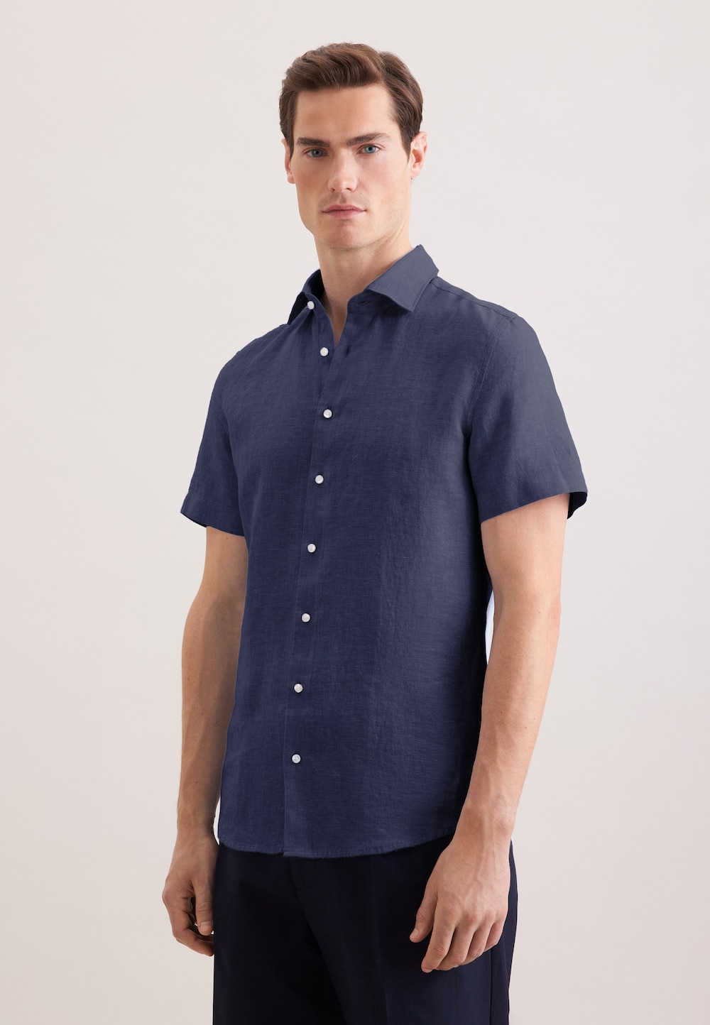 Herren Leinenhemd - Uni