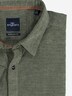 Herren Hemd uni , Oliv