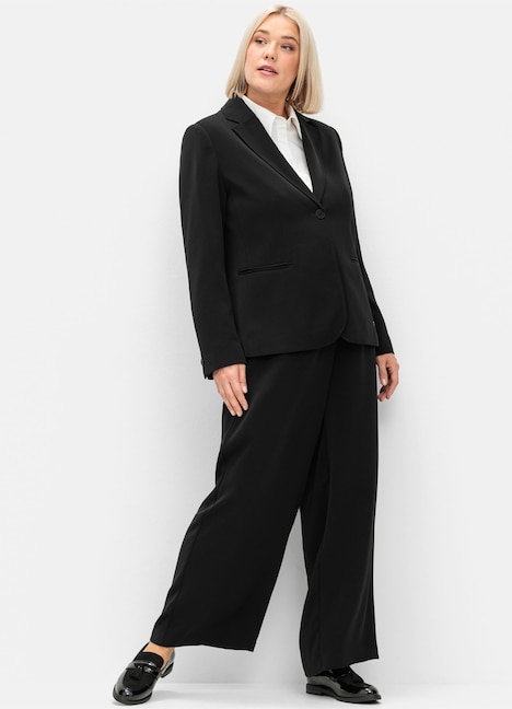 Blazer Langarm Uni Reverskragen