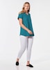 Luftiges Shirt mit schmaler Blende