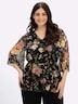 Tunika Tunika mit floralem Alloverprint 3/4-Arm
