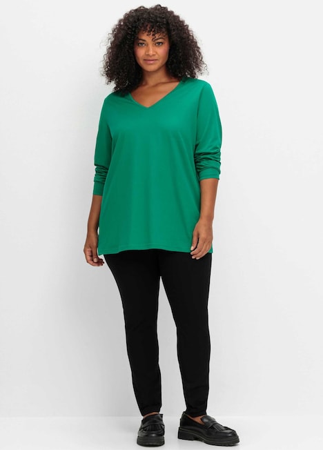 Langarmshirt Langarm Uni