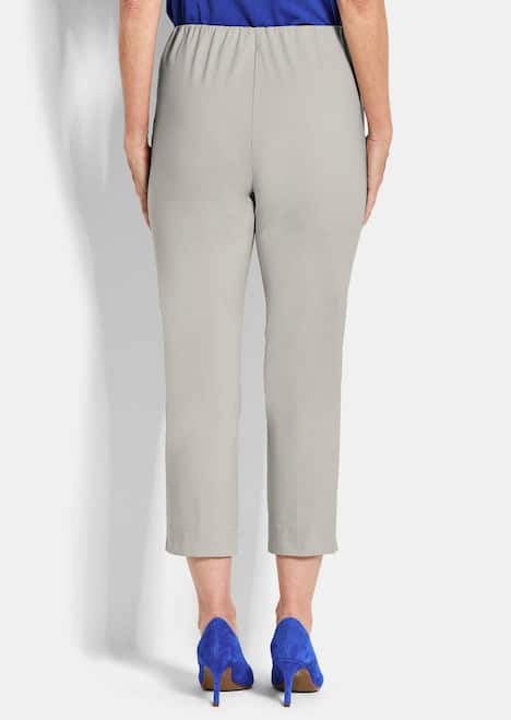 Elegante 7/8-Hose mit Biesen