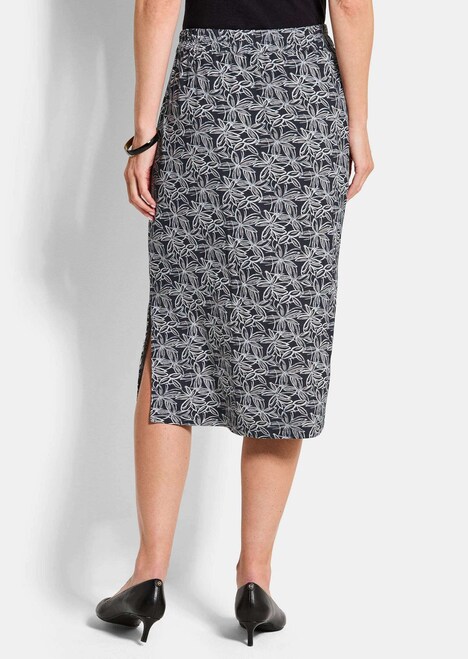 A-lijn rok met bloemenprint