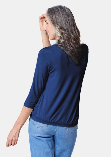 GOLDNER Blouseshirt Verzorgd shirt in elegante blouselook