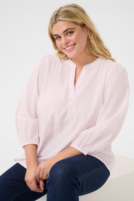 Langarm-Bluse Regular fit