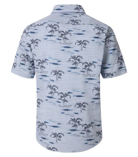 Freizeithemd Kurzarm gestreift Casual Fit