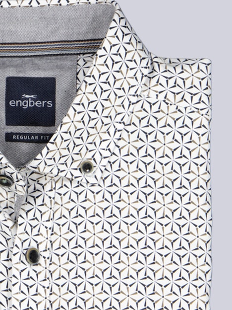 Herren Hemd langarm , Saphirblau