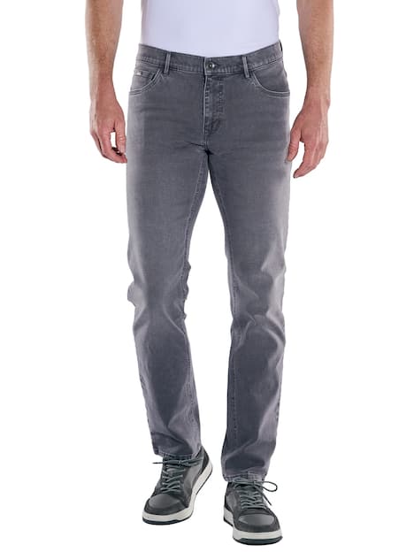 engbers Herren Super-Stretch-Jeans regular , Grau