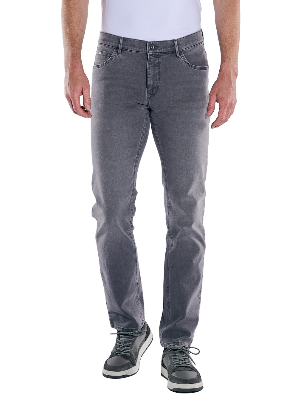 engbers Herren Super-Stretch-Jeans regular , Grau
