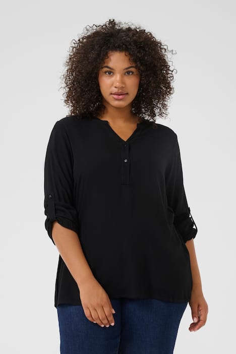 Langarm-Bluse Regular fit