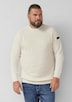 Baumwollpullover mit Raglanärmeln und Logo-Patch