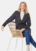 Strickjacke in kaschierender Länge