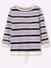 Langarm-Pullover Strickpullover im Colour-Blocking Langarm