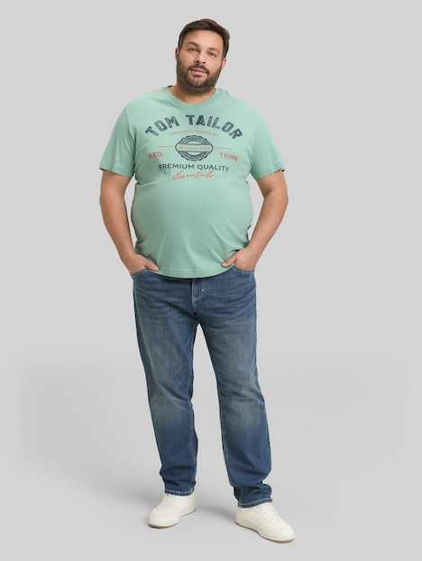 T-Shirt mit Logo Print