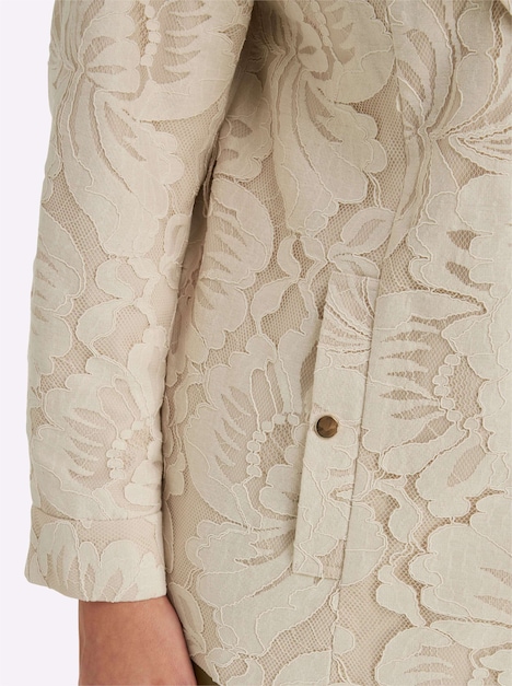 Jacke Langarm Schalkragen