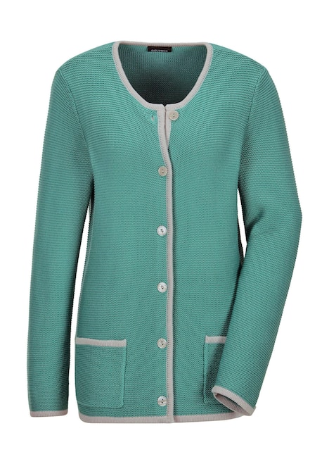 Elegante Strickjacke mit Taschen