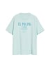 Baumwoll-T-Shirt mit Frontprint