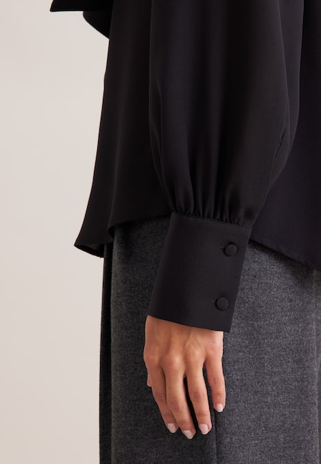 Damen Ausgestellte Bluse - Uni