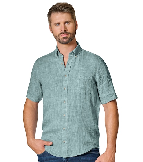 CASAMODA Leinenhemd uni Casual Fit