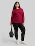 Loose Fit Strickpullover aus Baumwolle