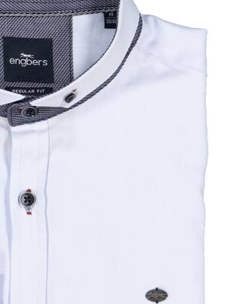 engbers Herren Langarm-Hemd uni , Hellblau