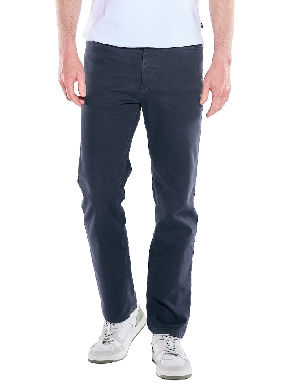 Herren Hose straight , Saphirblau