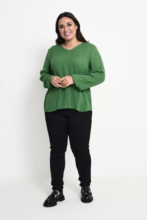 Langarm-Bluse Regular fit