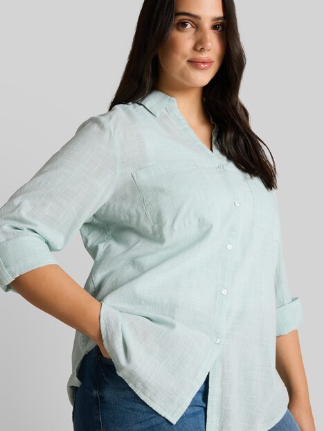 Bluse mit Brusttaschen