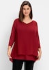 3/4-Arm-Shirt 3/4-Arm Uni Ohne Kragen